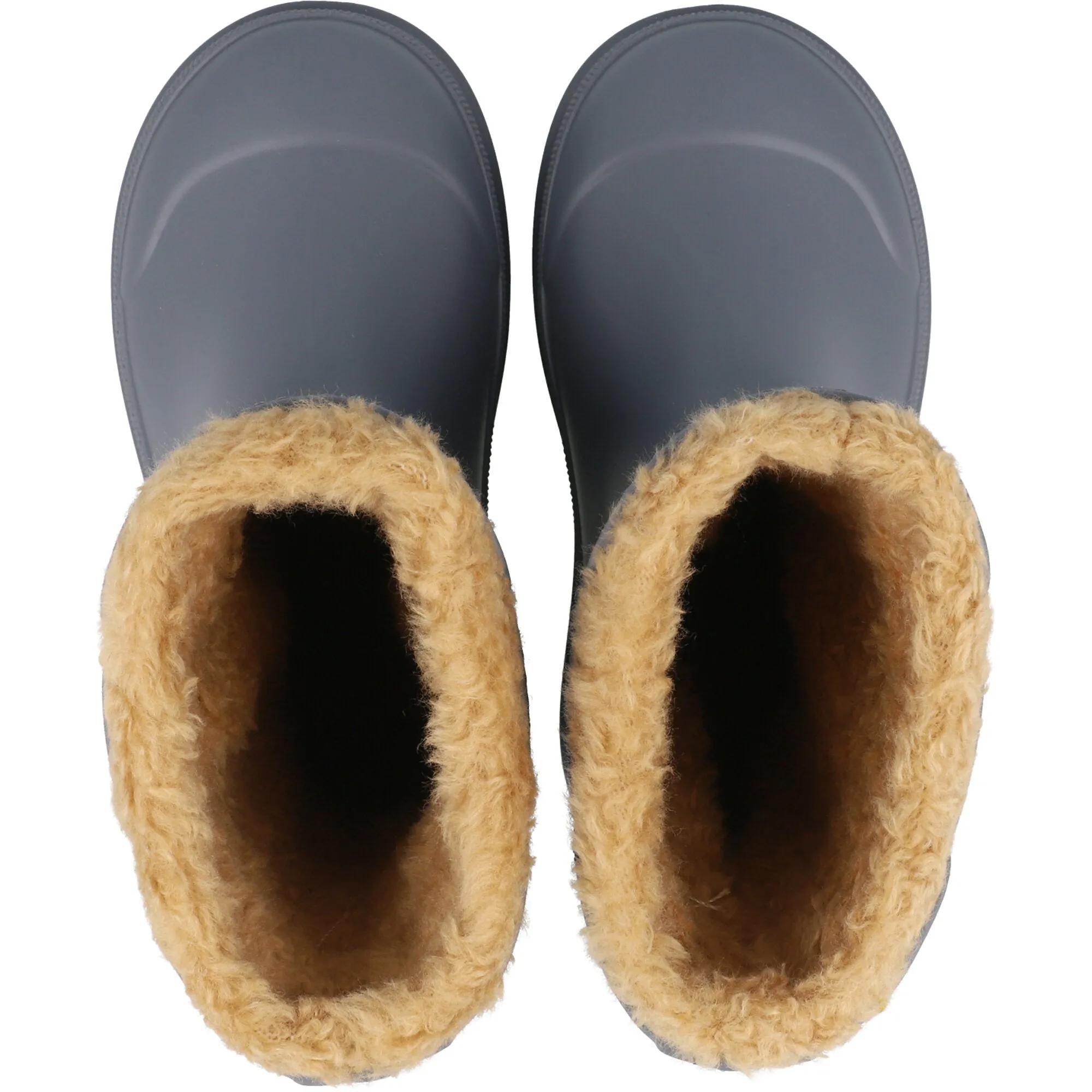 Igor Tokio Blue Shearling Collar Kids Boots