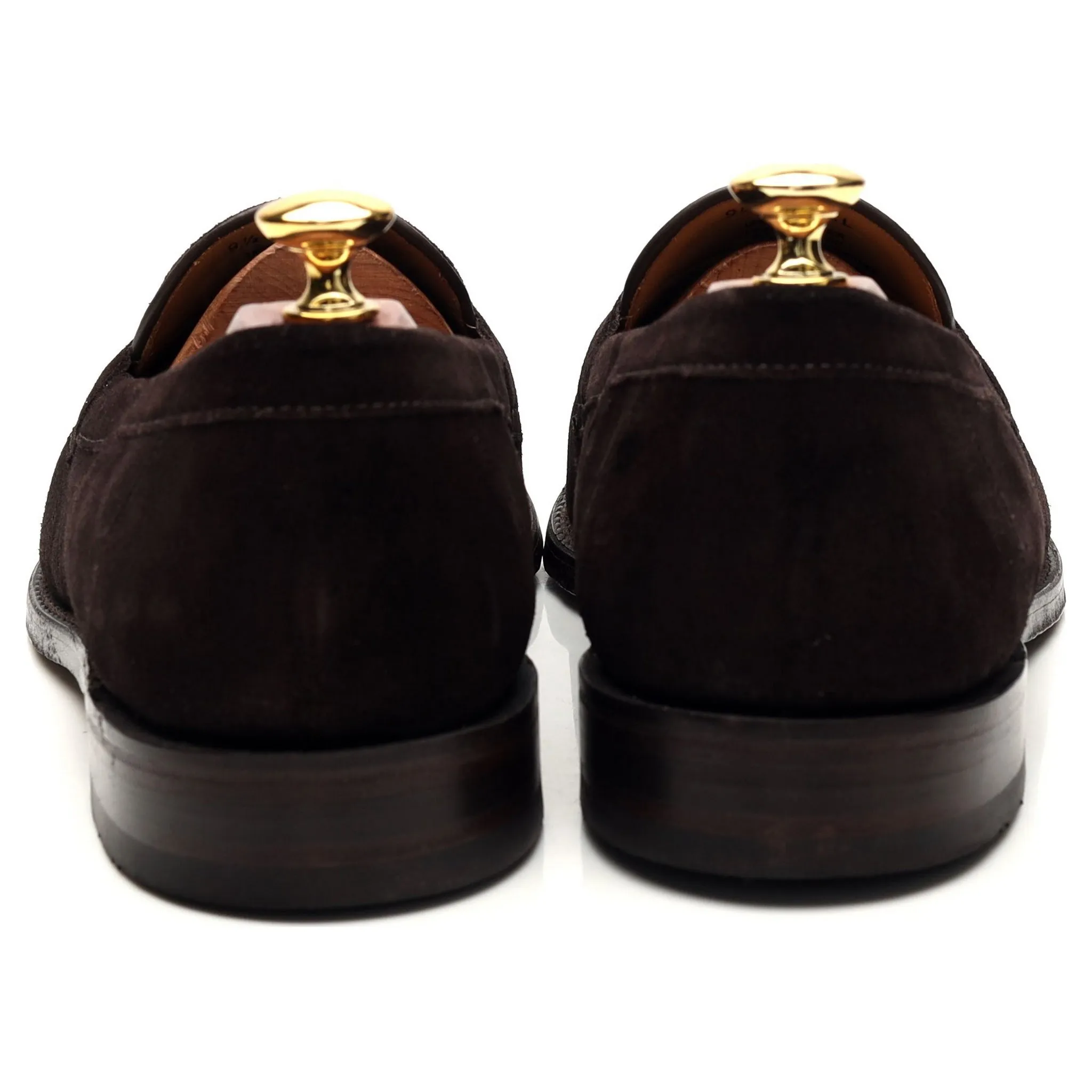 'Imperial' Dark Brown Suede Loafer UK 9.5 F