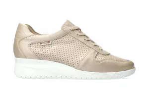 'Isa Perf' women's sneaker - beige