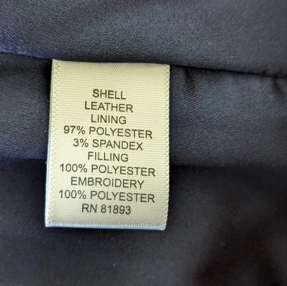 Isaac Mizrahi Live Suede/leather Jacket, Dark Blue, size 8