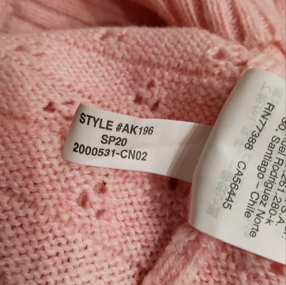 J.Crew Pointelle Crewneck Wool Knit In Heather Pale Blush Sweater Size M