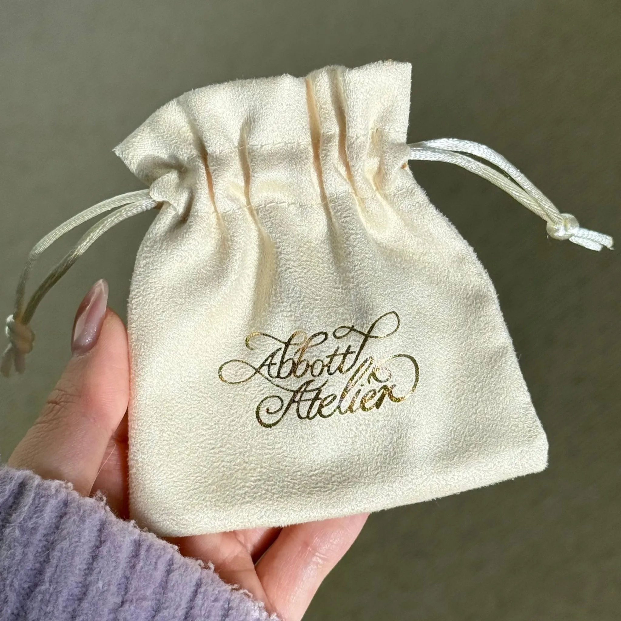 Jewelry Pouch (Vegan Suede)