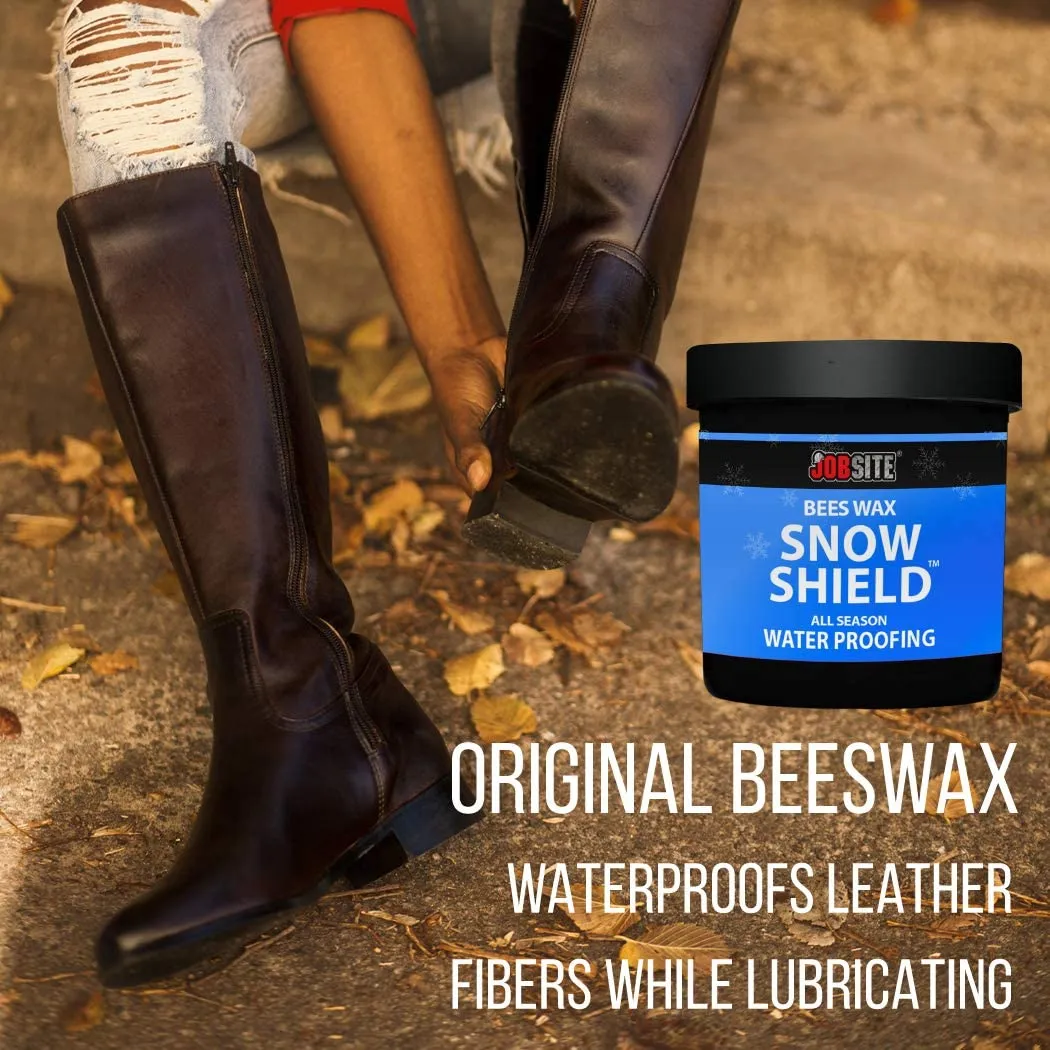 JobSite Snow Shield Waterproof Beeswax - Original Formula - Leather Protector - 170 g