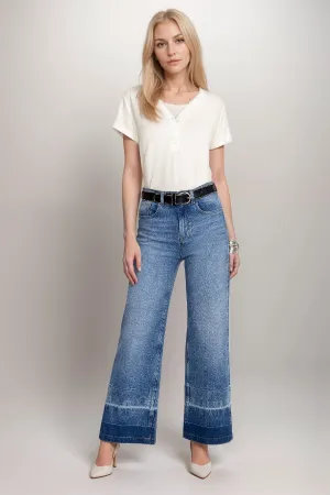 Johnny Was Melbourne Wide Leg Jean JW1036NB16