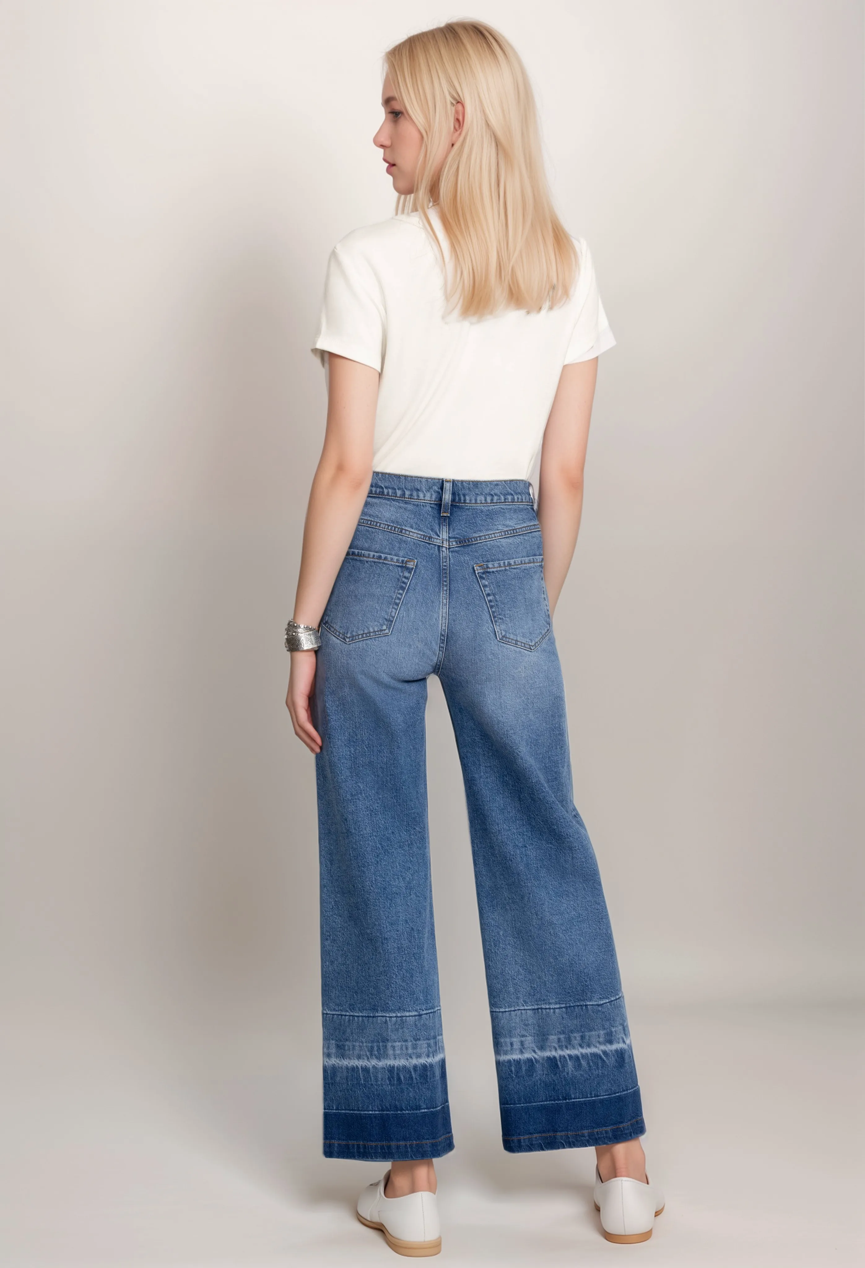 Johnny Was Melbourne Wide Leg Jean JW1036NB16