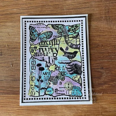 Joined Fragments 4x6” Clear Stamp FRS992