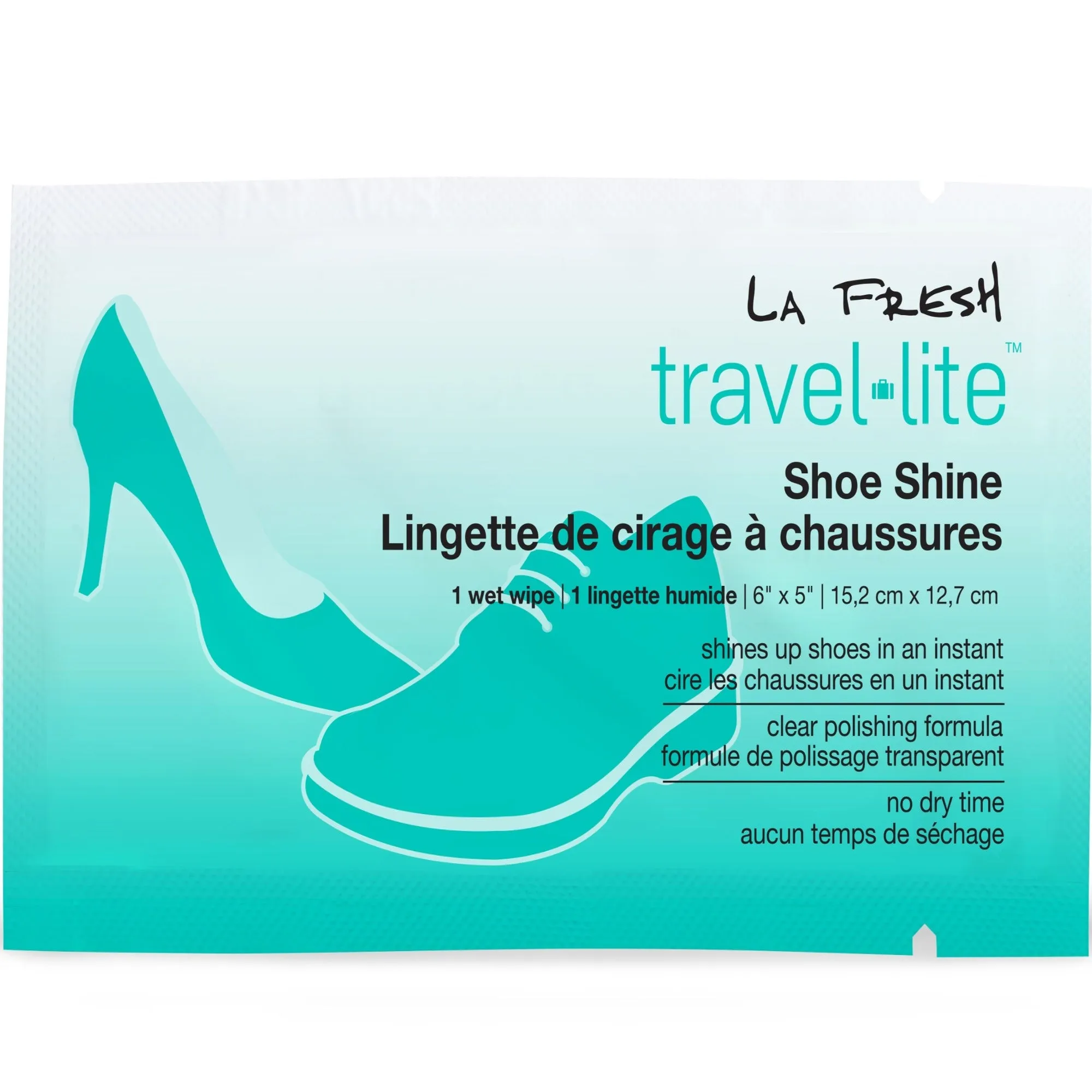 LA Fresh Shoe Shine Wipes Individual Wrapped