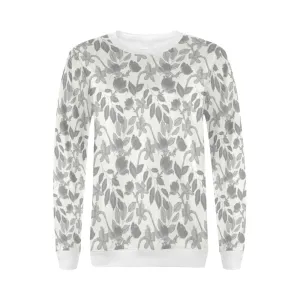 Lacey Ivory Grey Crewneck