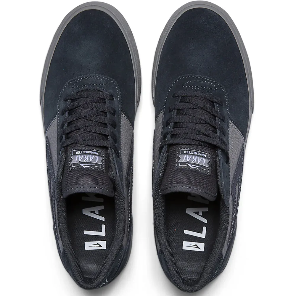 Lakai Manchester Shoes Charcoal Suede