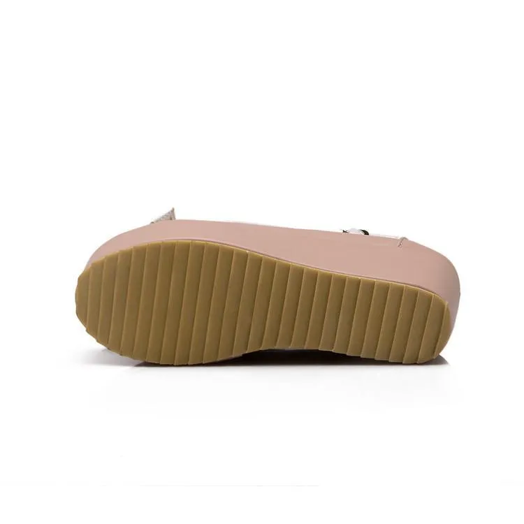 lolita  bow strap platform shoes YC30039