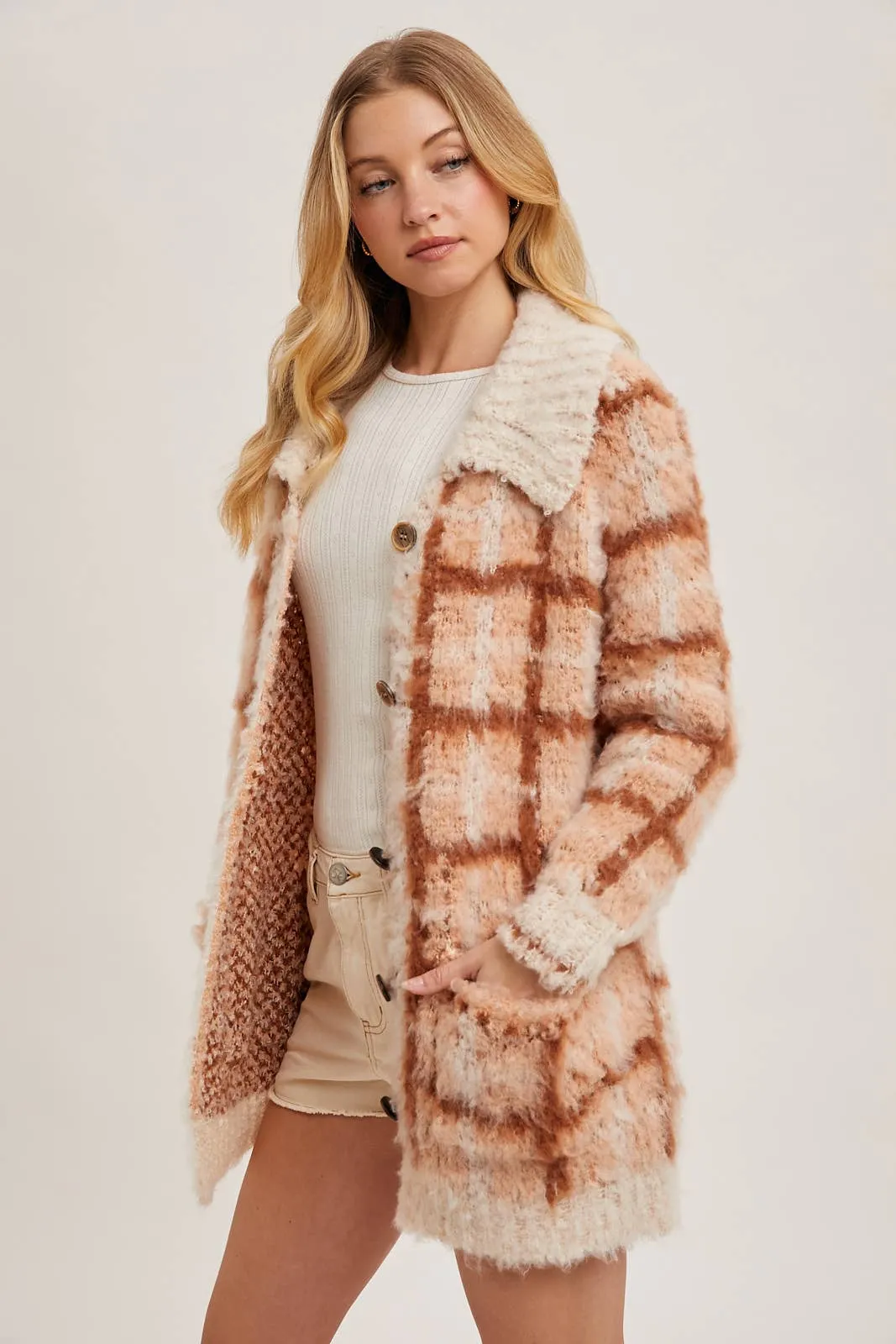 McKenna Sherpa Cardigan Jacket