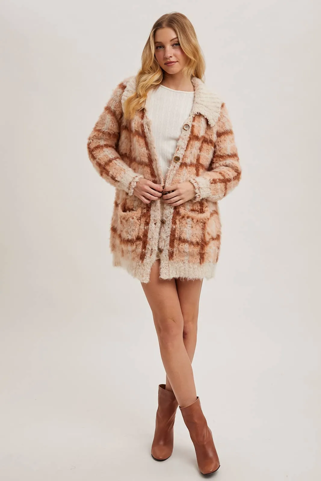 McKenna Sherpa Cardigan Jacket