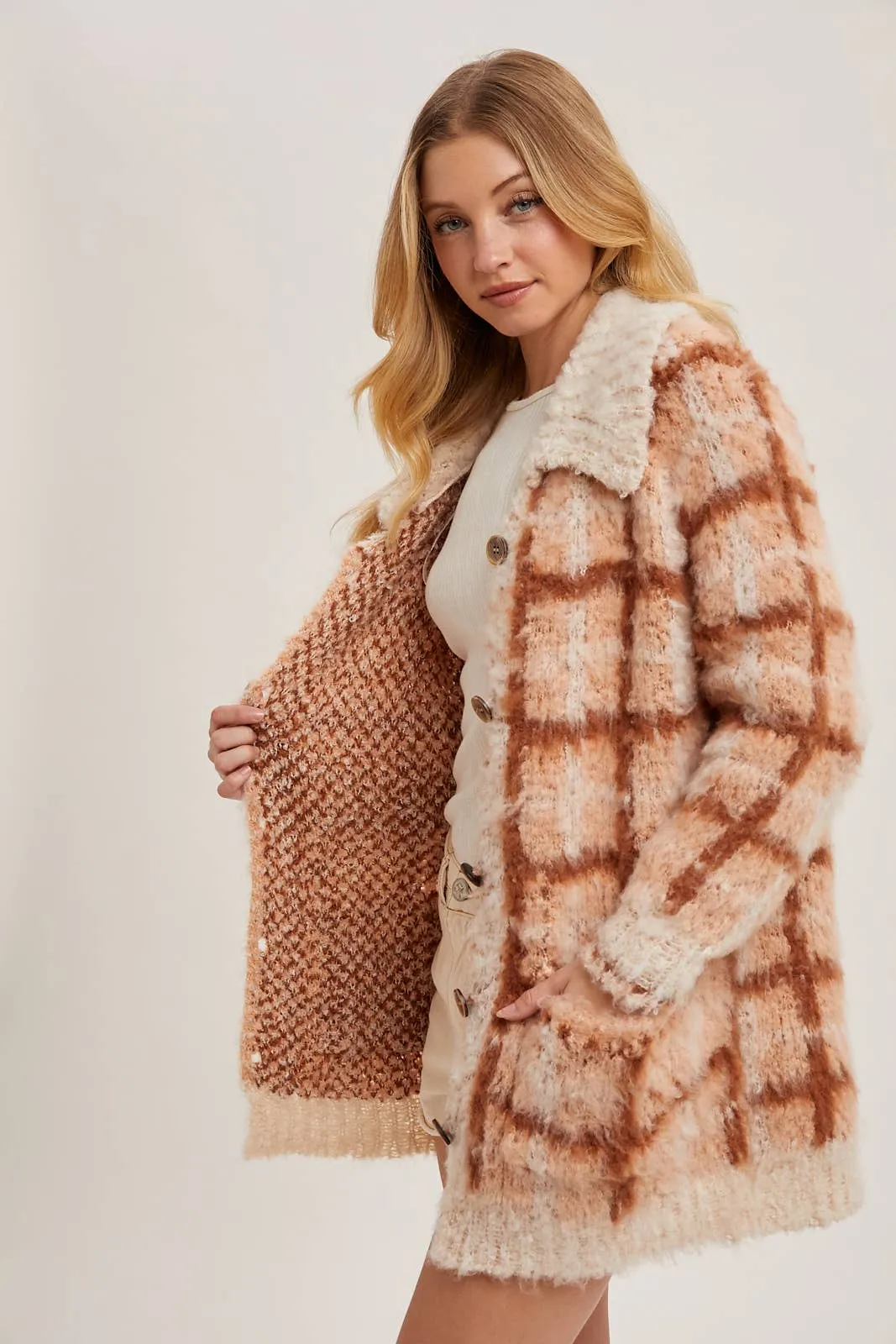 McKenna Sherpa Cardigan Jacket