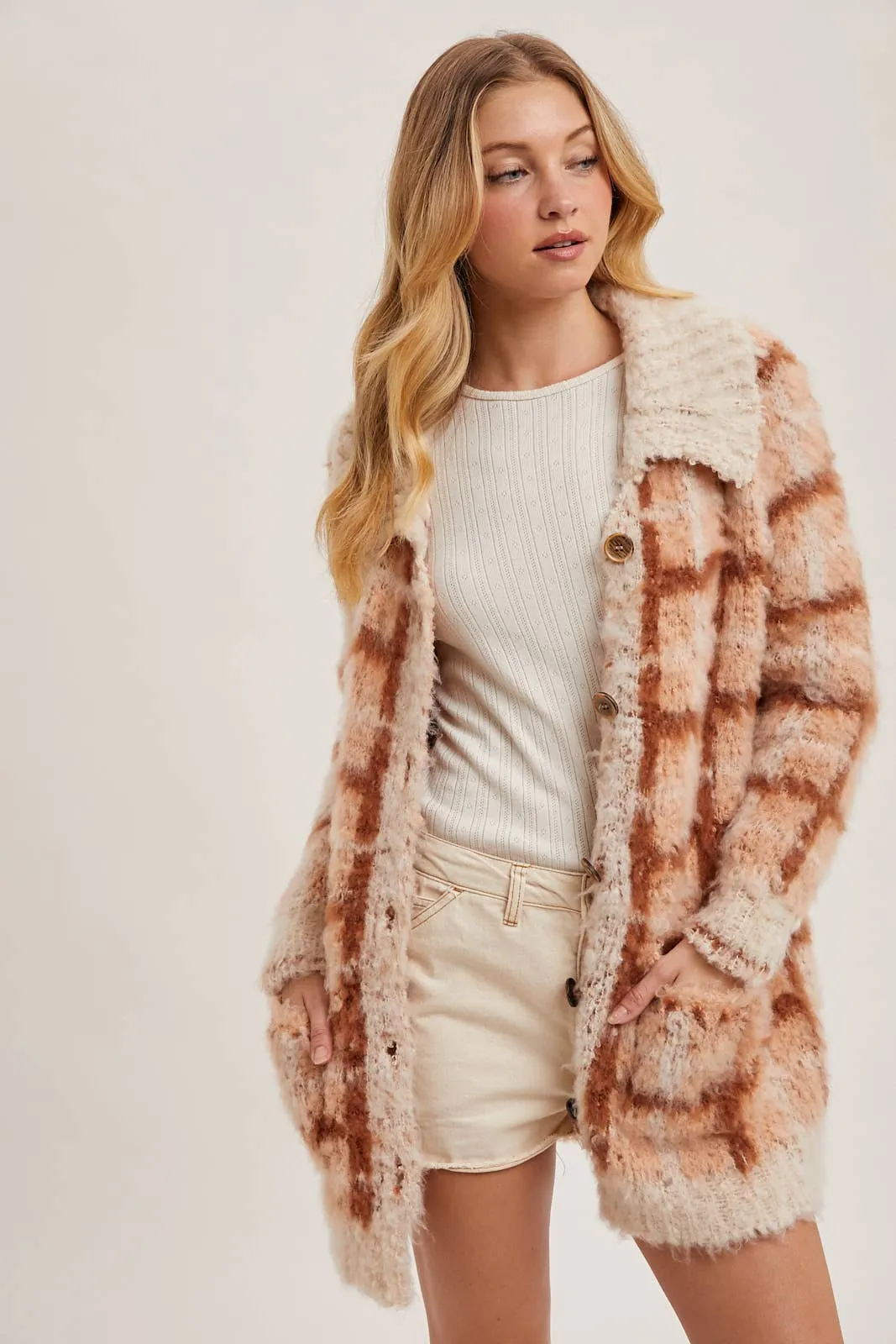 McKenna Sherpa Cardigan Jacket