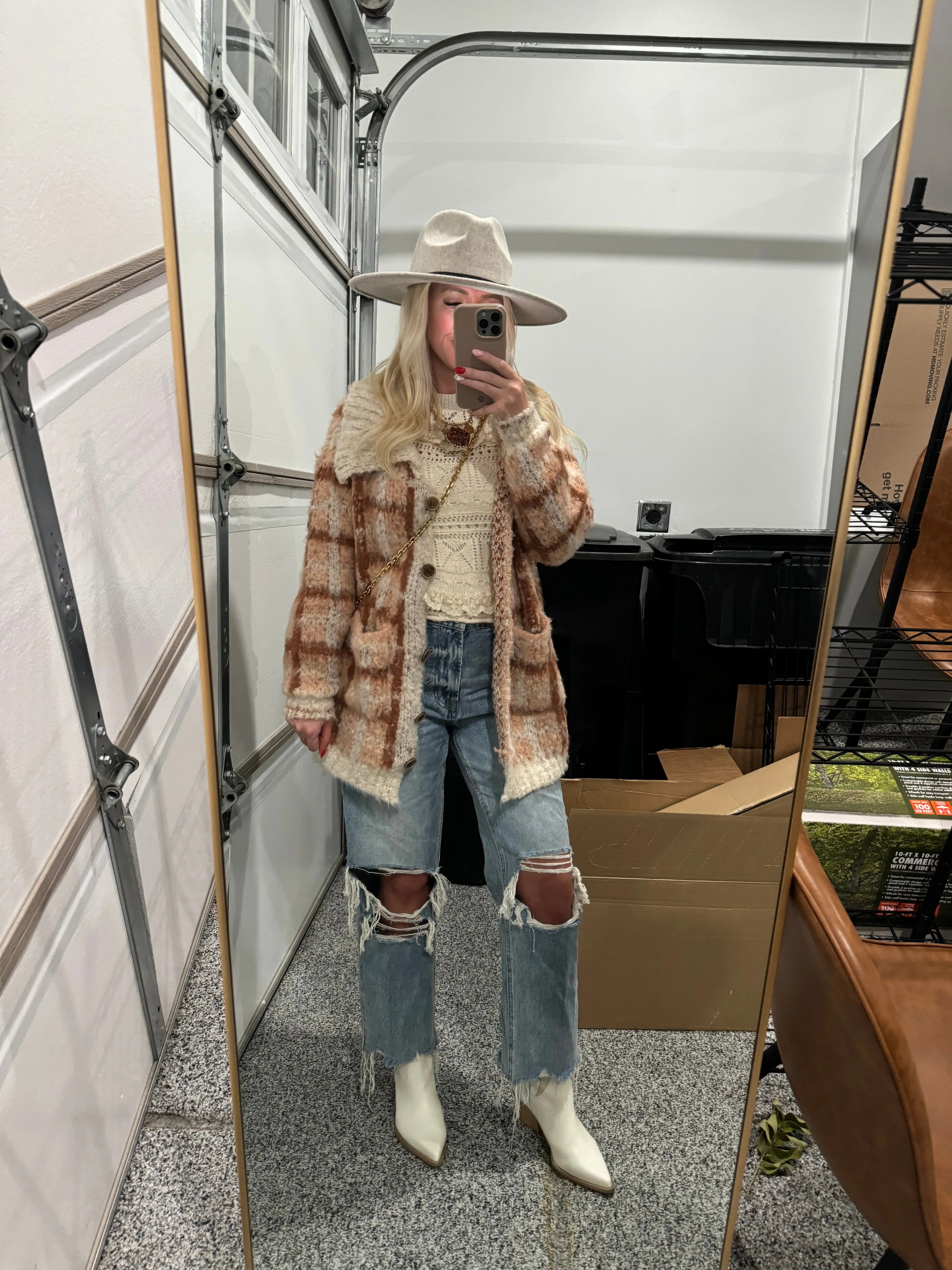 McKenna Sherpa Cardigan Jacket