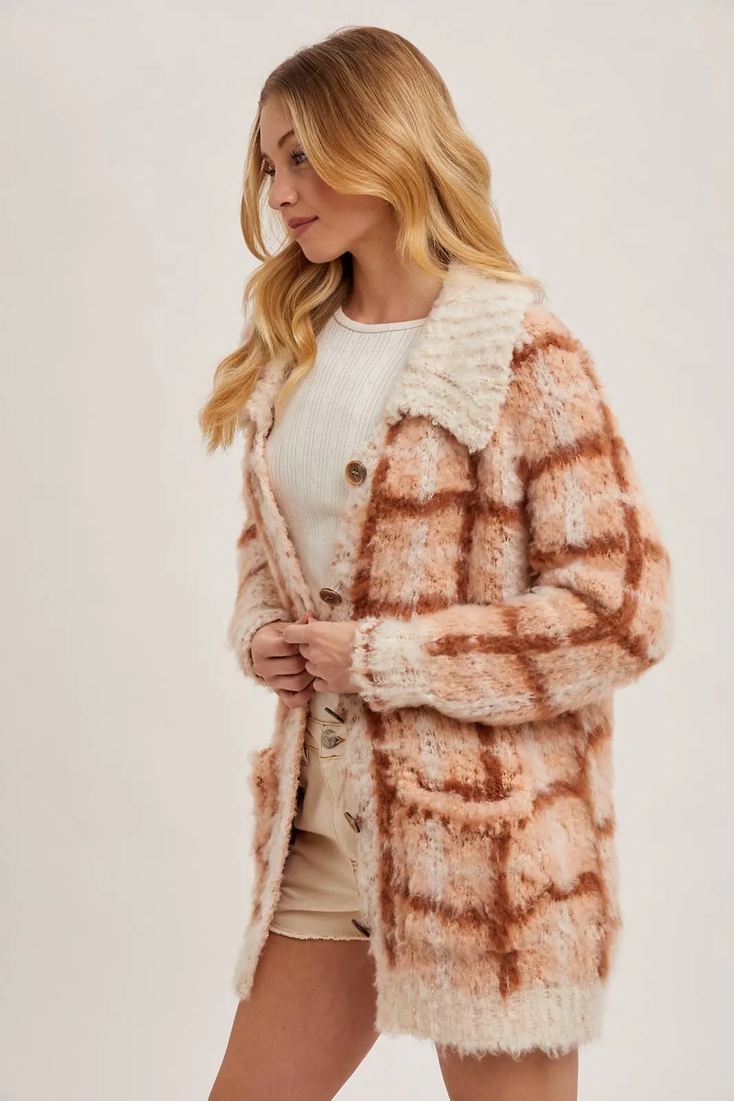 McKenna Sherpa Cardigan Jacket