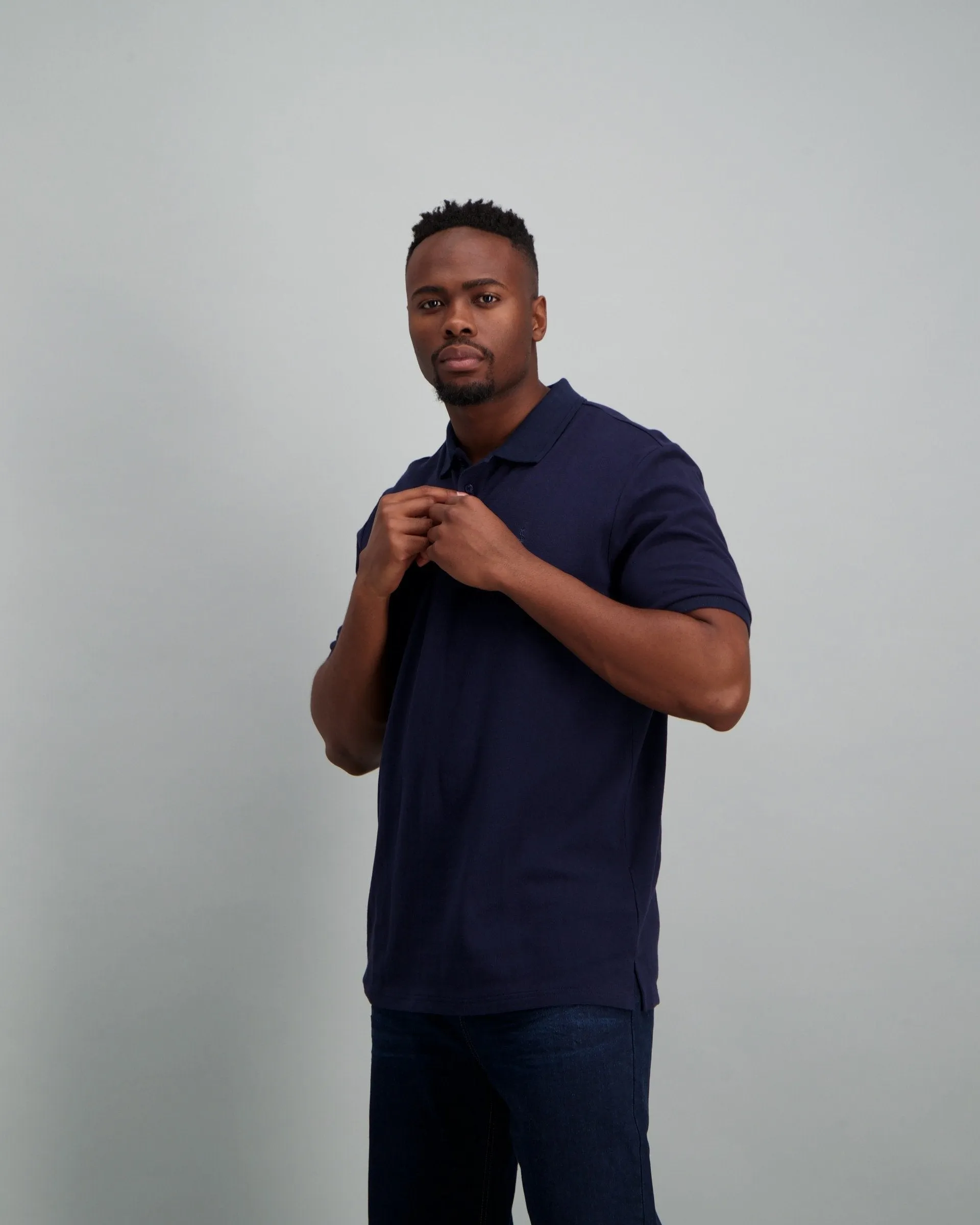Mens - Basic Golfer Tex - Navy