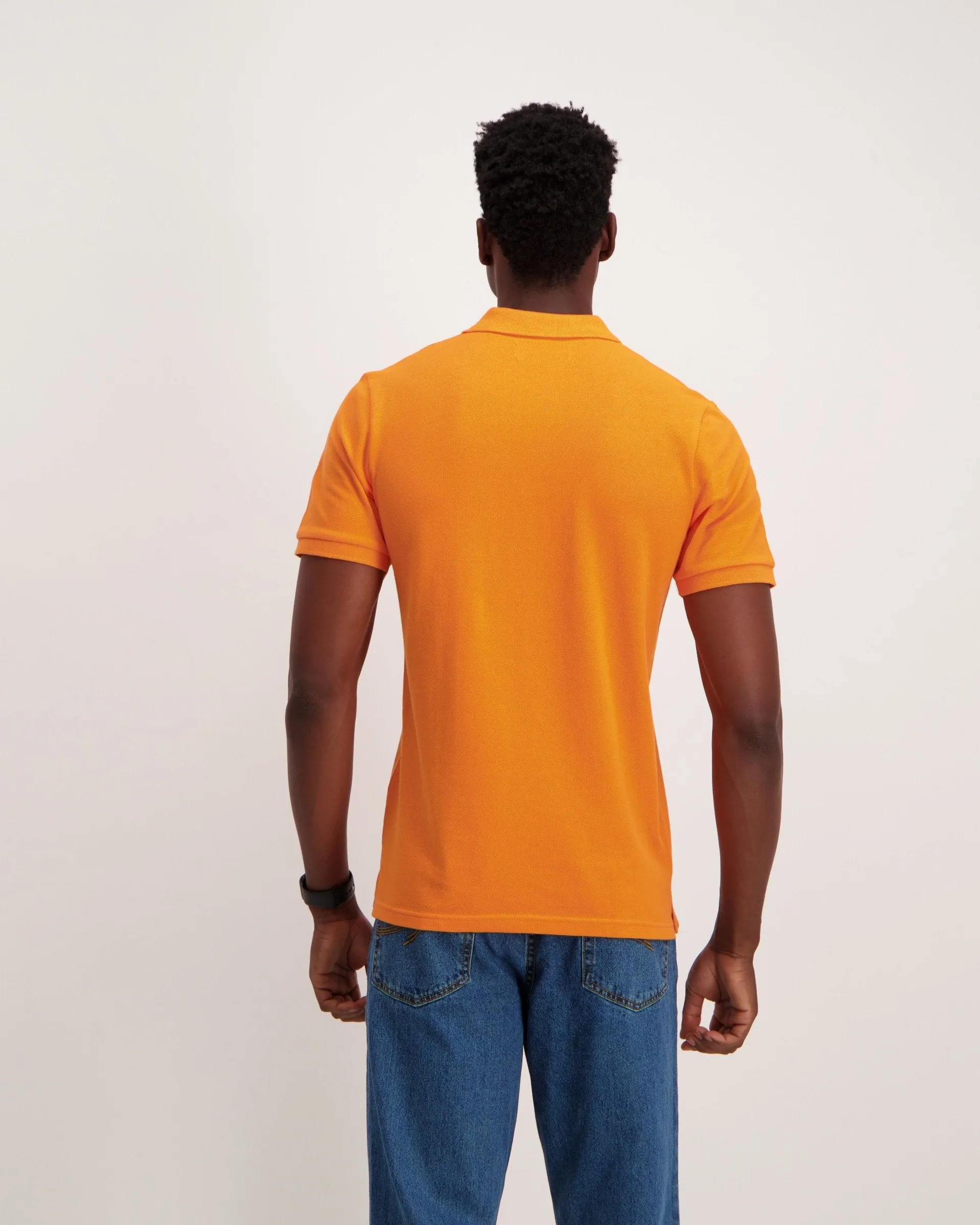 Mens - Basic Golfer Tex - Orange