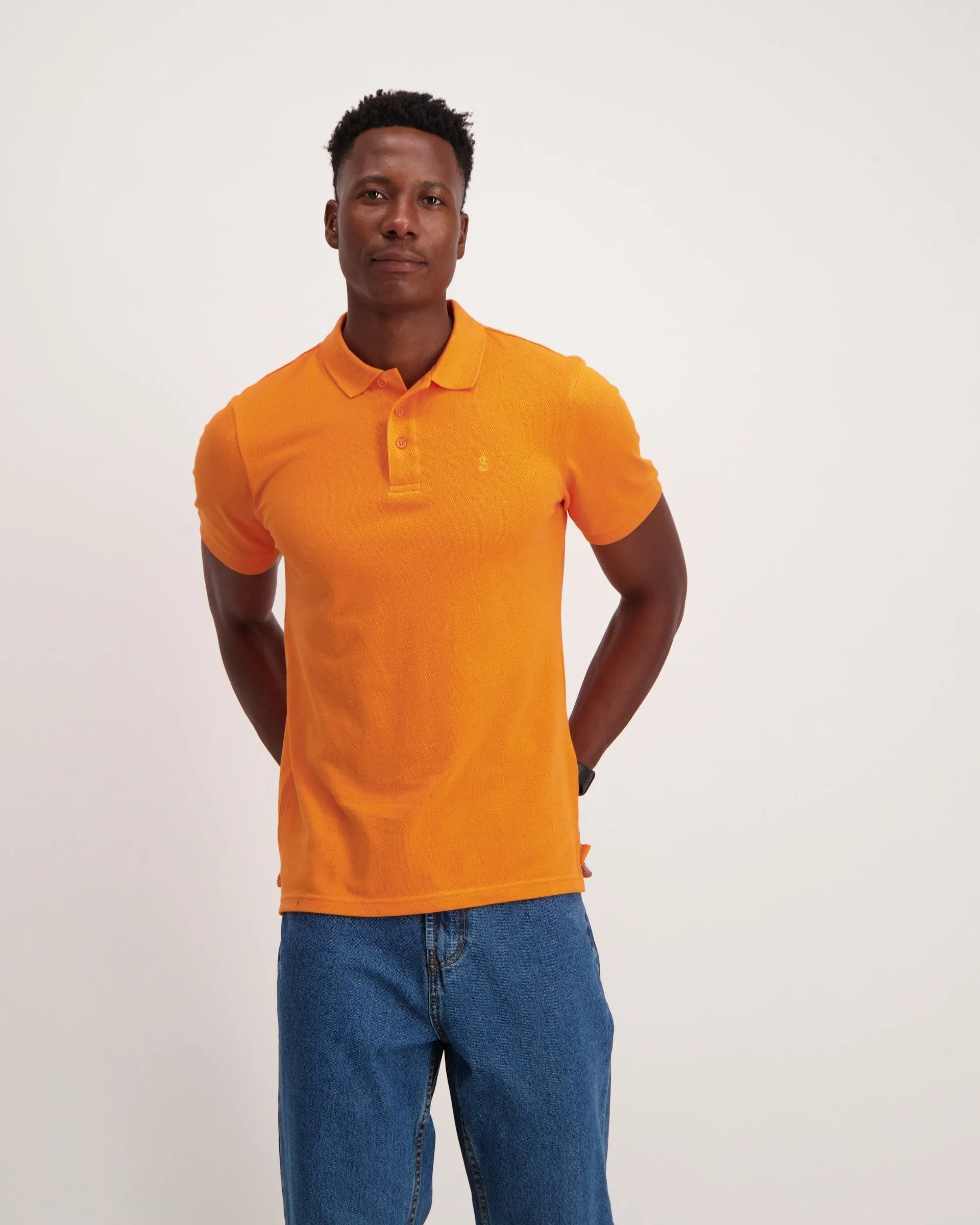 Mens - Basic Golfer Tex - Orange