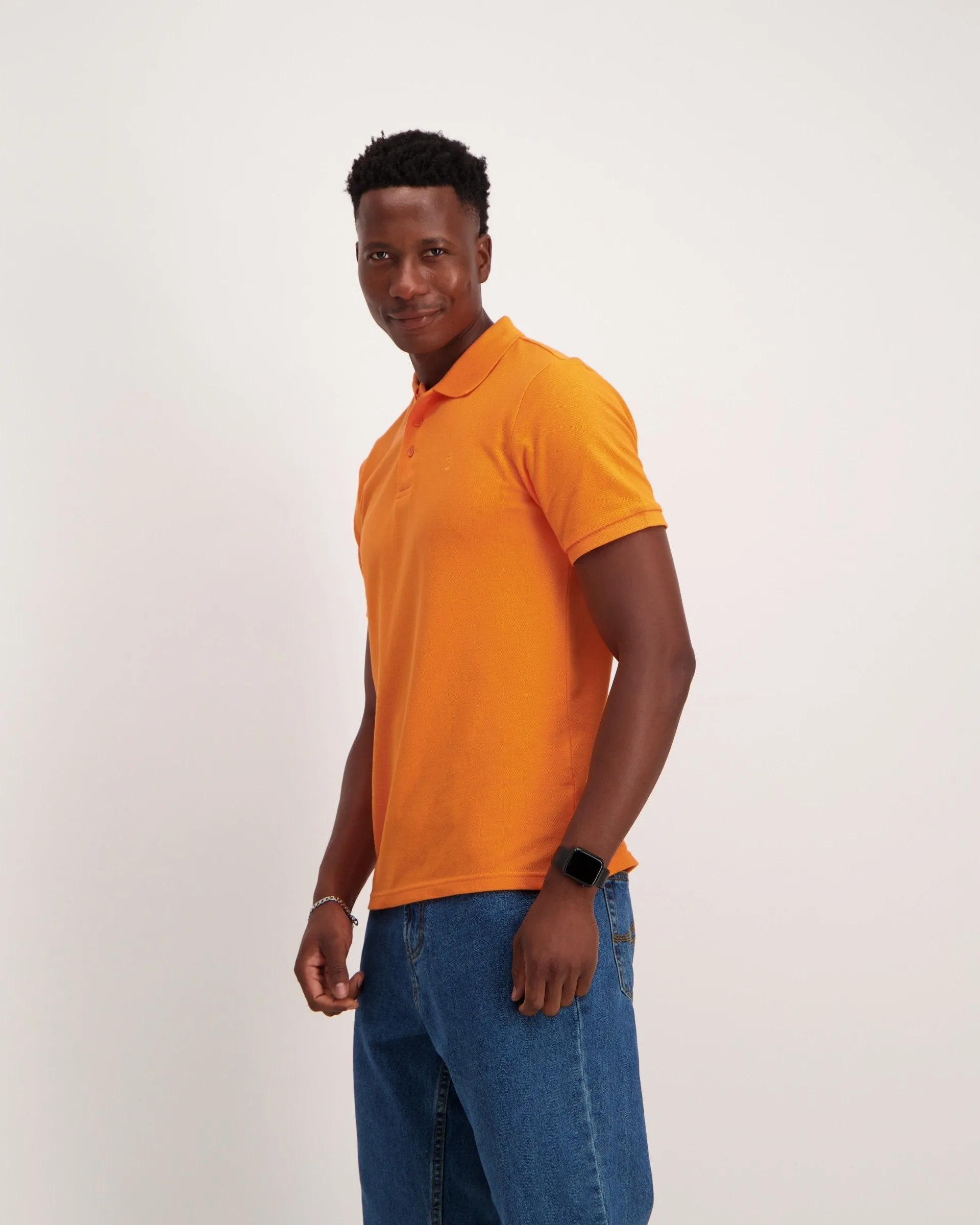 Mens - Basic Golfer Tex - Orange
