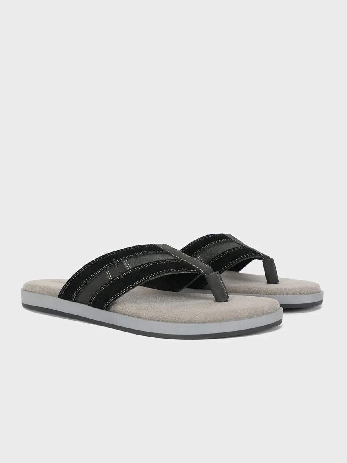 Mens "GEFJUN" Casual Suede Slippers
