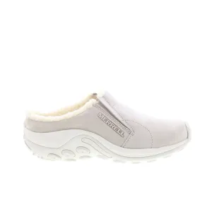 Merrell Jungle Slide Cozy J004632 Womens Gray Nubuck Clog Flats Shoes