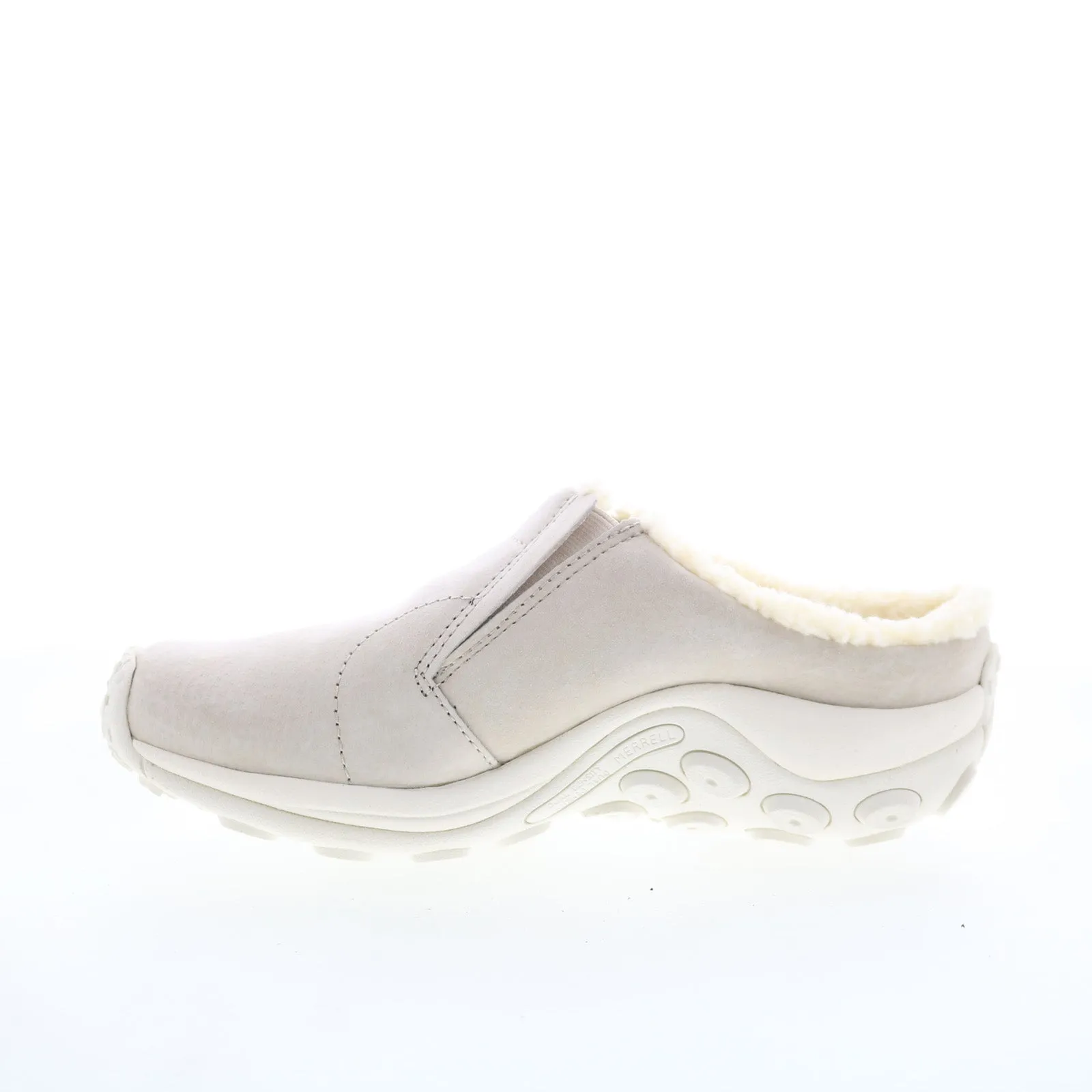 Merrell Jungle Slide Cozy J004632 Womens Gray Nubuck Clog Flats Shoes