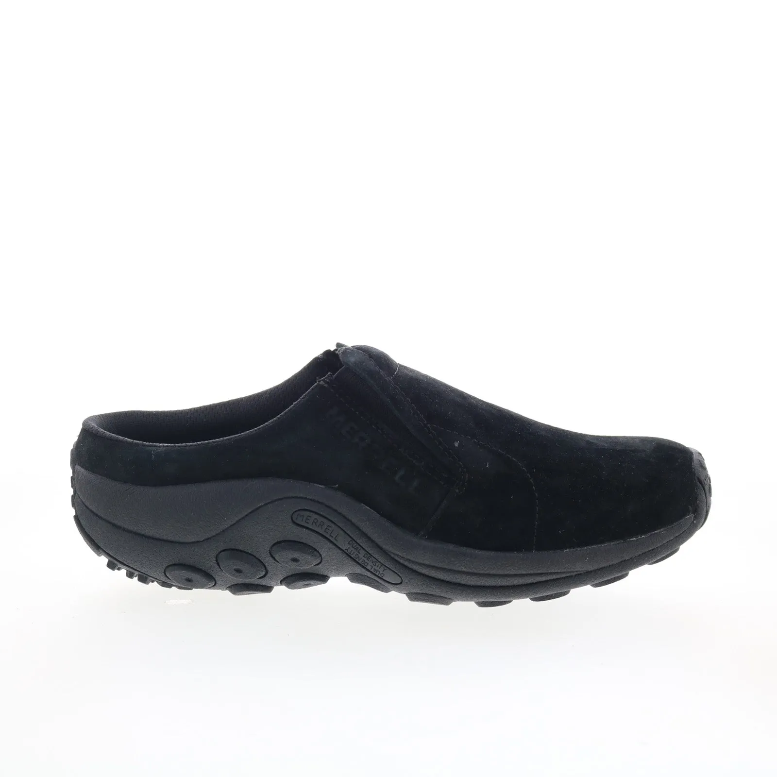 Merrell Jungle Slide J003966 Womens Black Nubuck Slip On Clog Flats Shoes