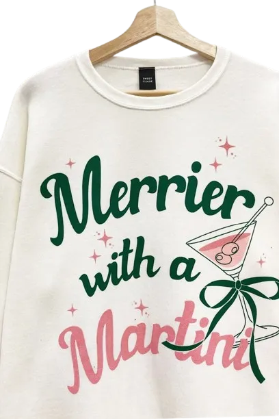 Merry Martini Sweatshirt