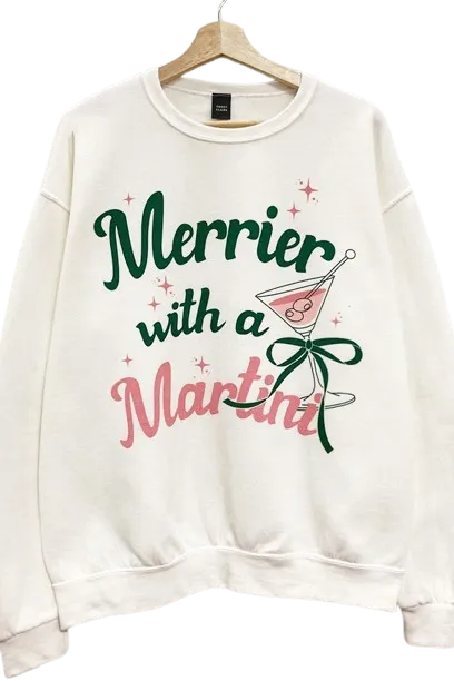 Merry Martini Sweatshirt