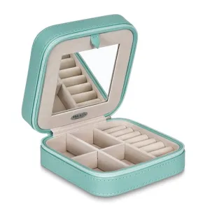 Mint Green Zippered Jewelry Case