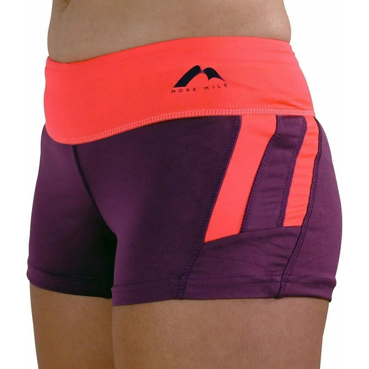 More Mile More-Tech 3 Inch Womens Running Shorts - Purple