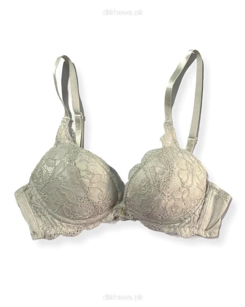 New Stylish Imported Stocklot Branded  Net Pushup Bra - Underwired Bra- Padded Bra - Pack of 2