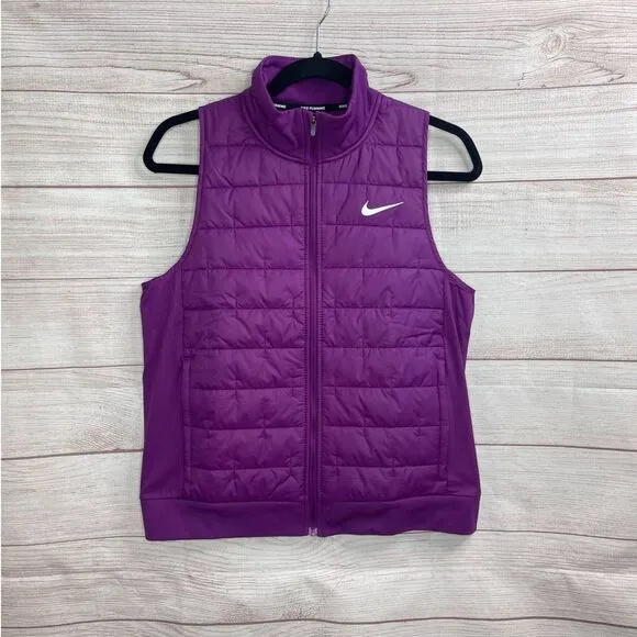 Nike Women’s Therma-Fit Synthetic-Fill Running Vest Size XS (DD6084-503)