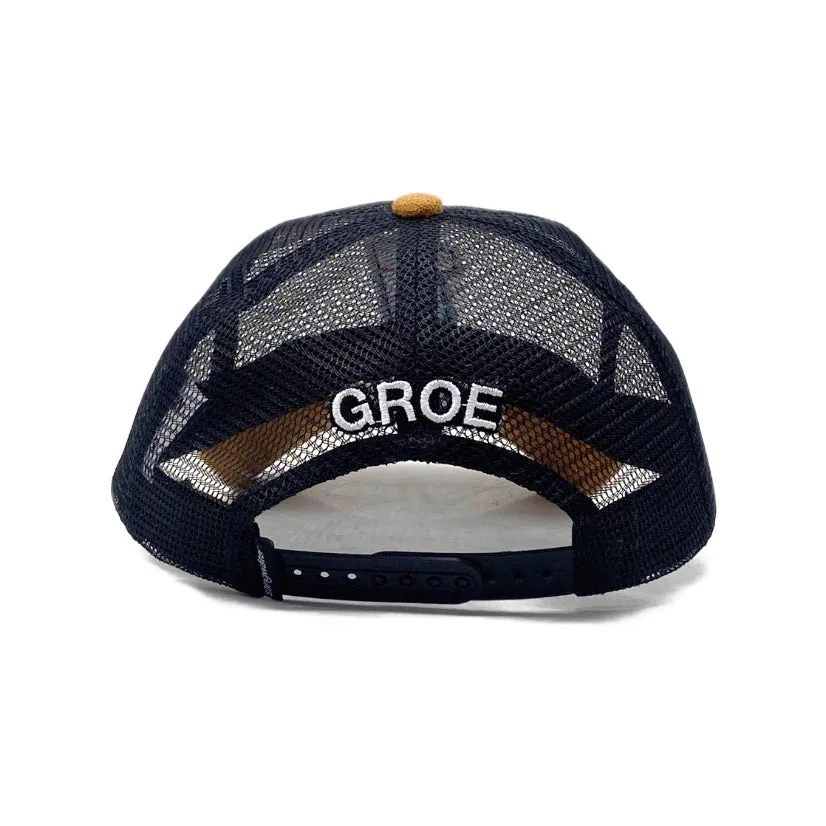 Number 1 Trucker Hat Black/Brown