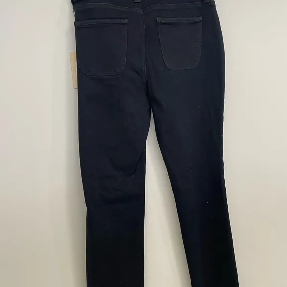 NYDJ Marilyn Straight Leg Black Jeans size 8