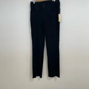 NYDJ Marilyn Straight Leg Black Jeans size 8