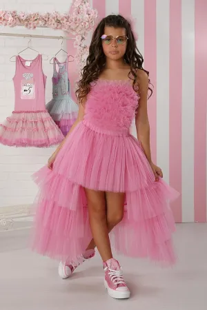 Ooh! La, La! Couture- Ruffle Top & Skirt Set (Candy Pink)