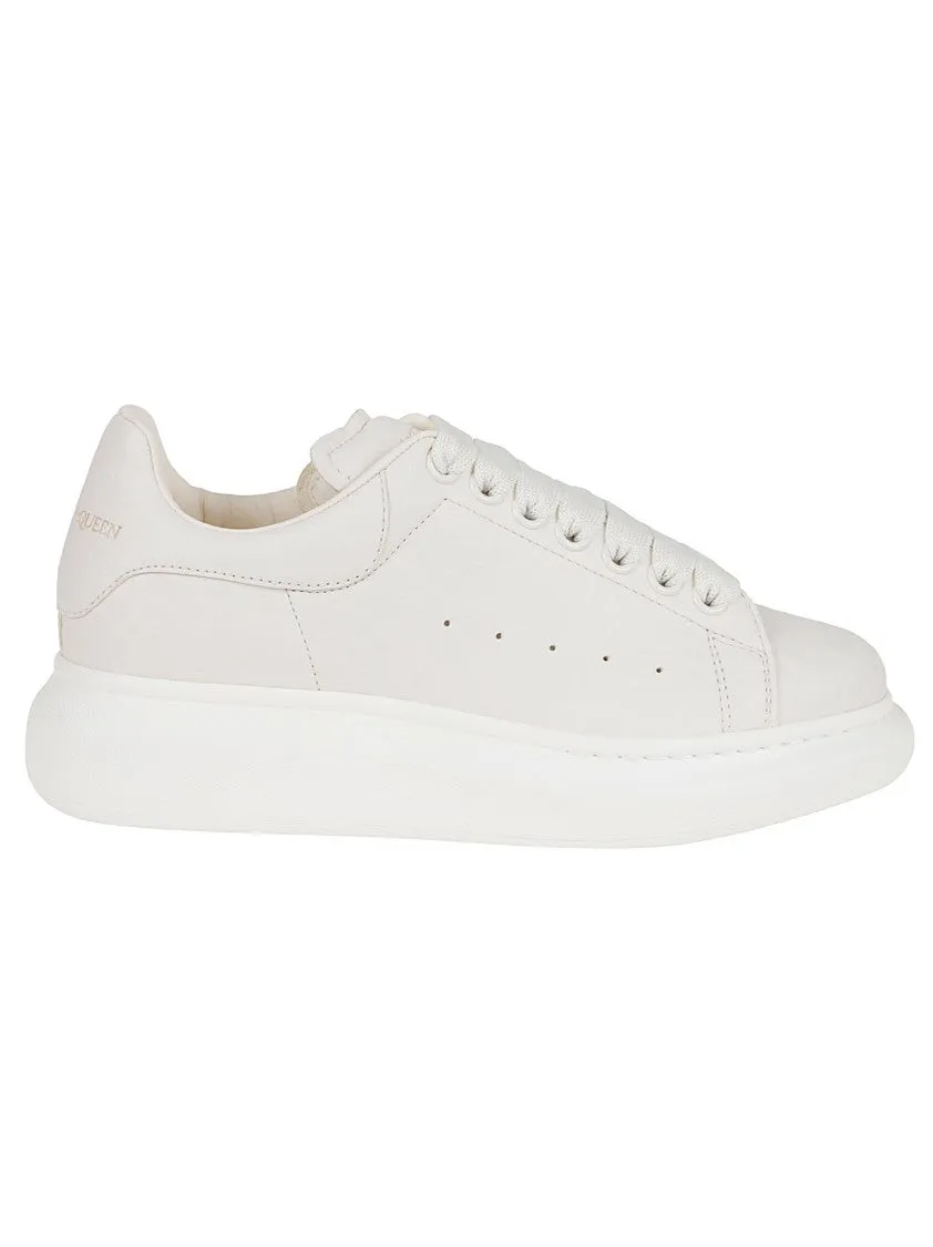 Oversized Sneakers In Hammered Leather