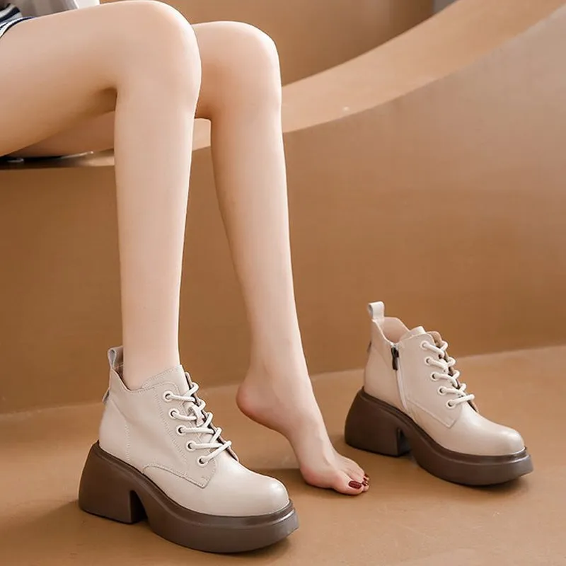 [Perfect Gift] Vintage Winter Chunky Heeled Ankle Boots for Women