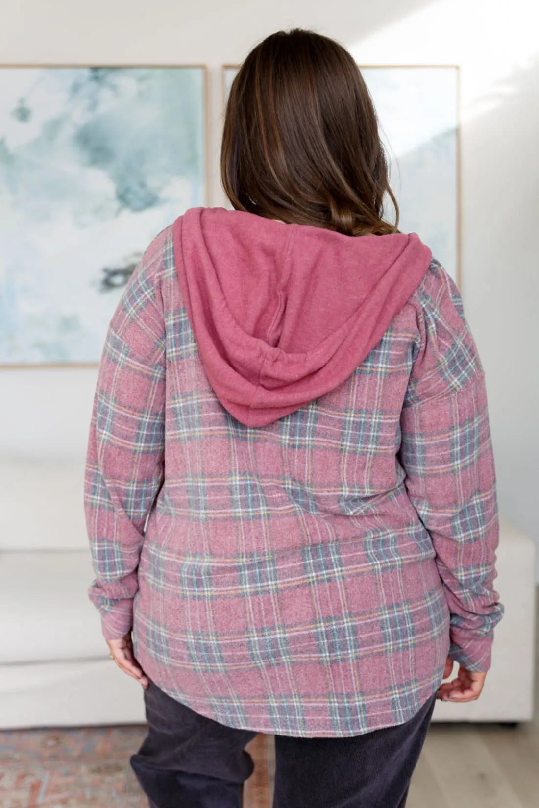 Perfect Plaid Shacket with Hood