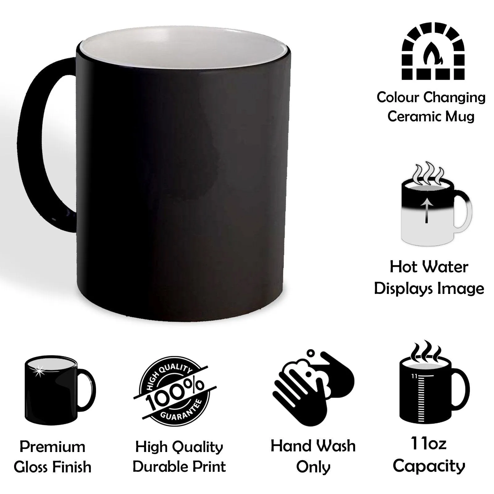 Personalised Mug with Stylish Text and Heart Glasses Pig