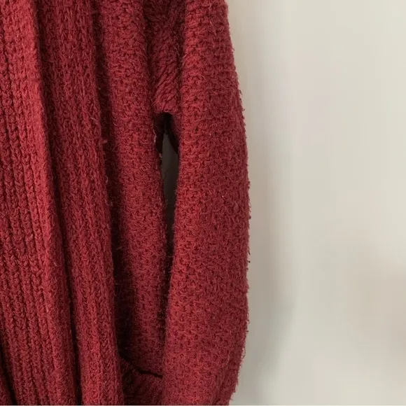 Pilcro Burgundy Cardigan Sweater Size M