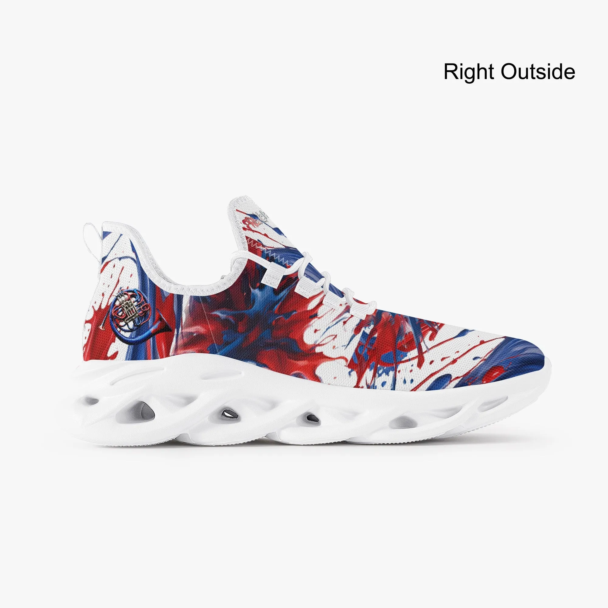 "French Horn" Bounce Mesh Knit Sneakers