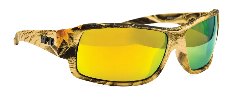 Rapala Prowler Polarized Glasses Camo/Amber/Orange Mirror