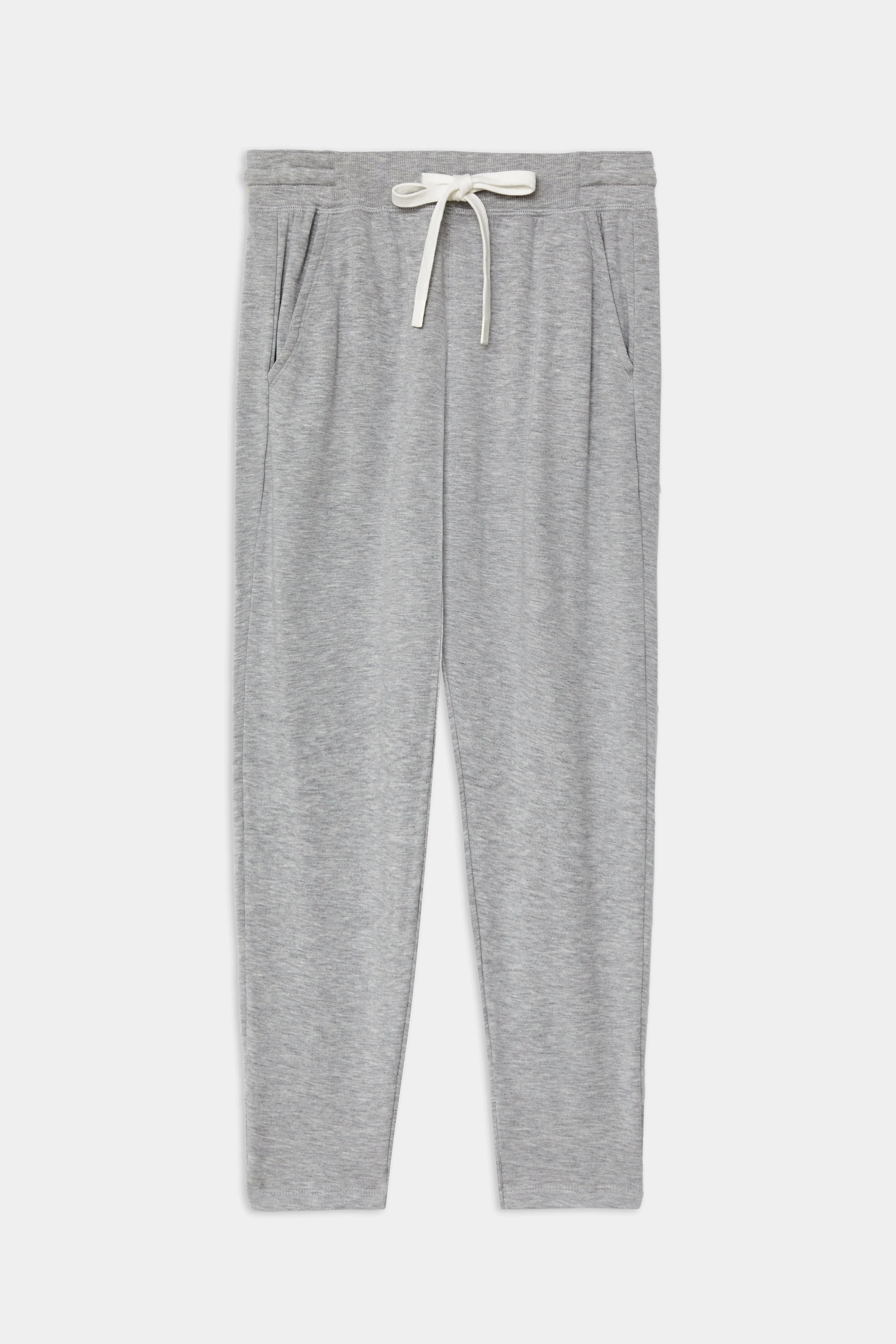 Reena Fleece 7/8 Sweatpant - Heather Grey