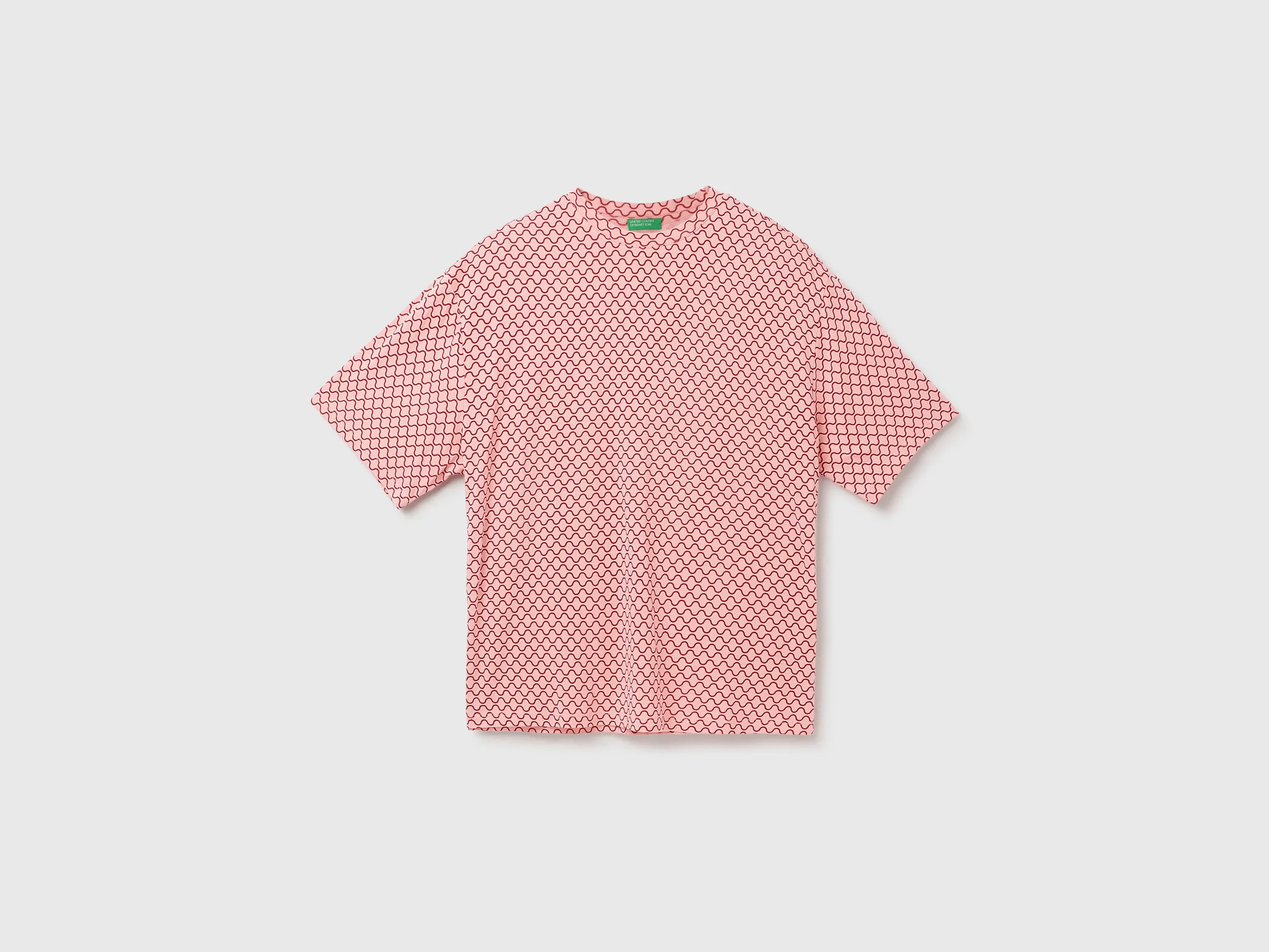 Regular Fit Round Neck Patterned T-Shirt