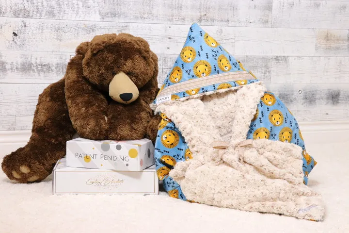 Rigley the first multi functional baby blanket