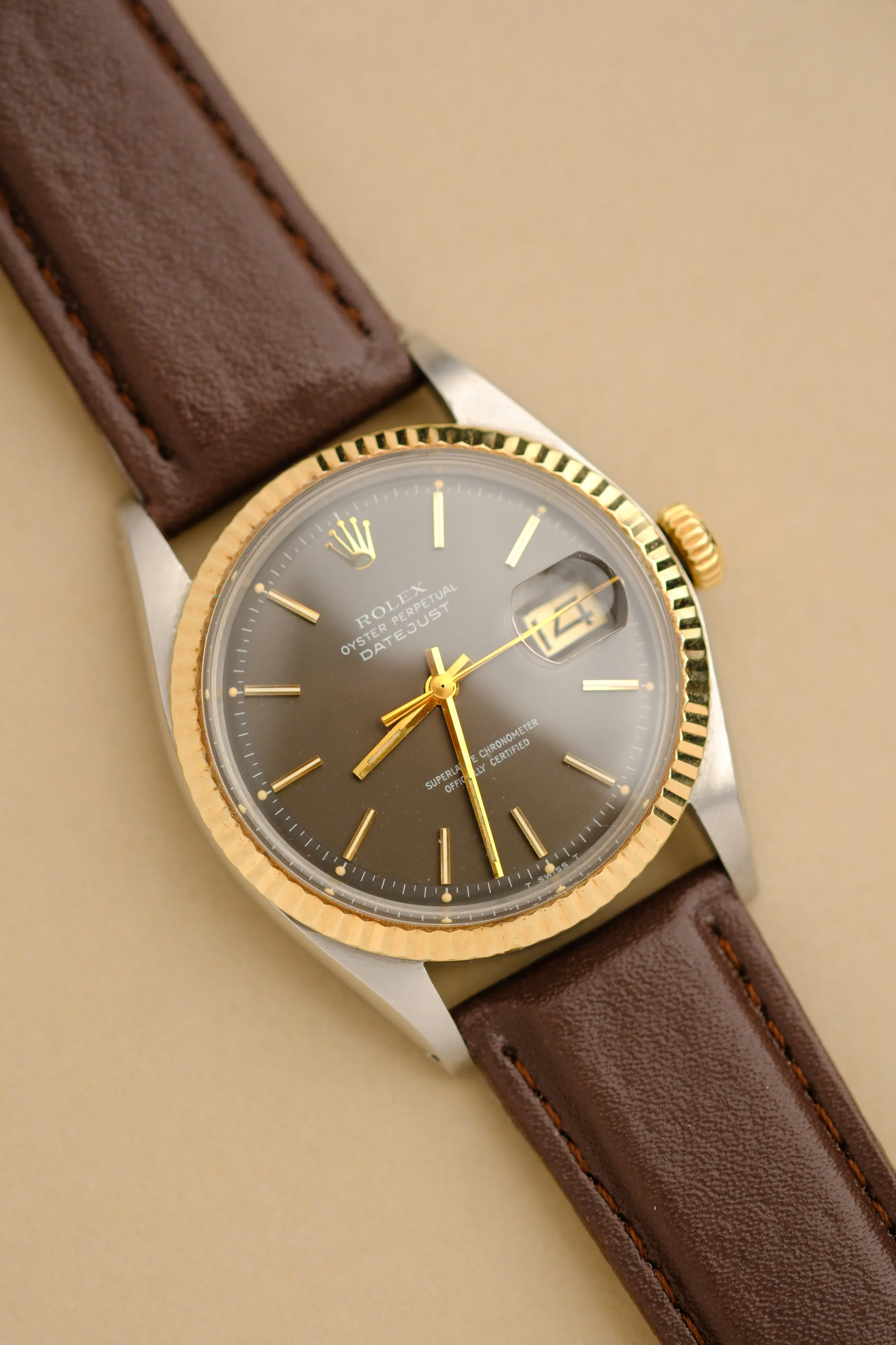 Rolex Datejust 1601 Warm Sun-Faded Grey Dial - 1971
