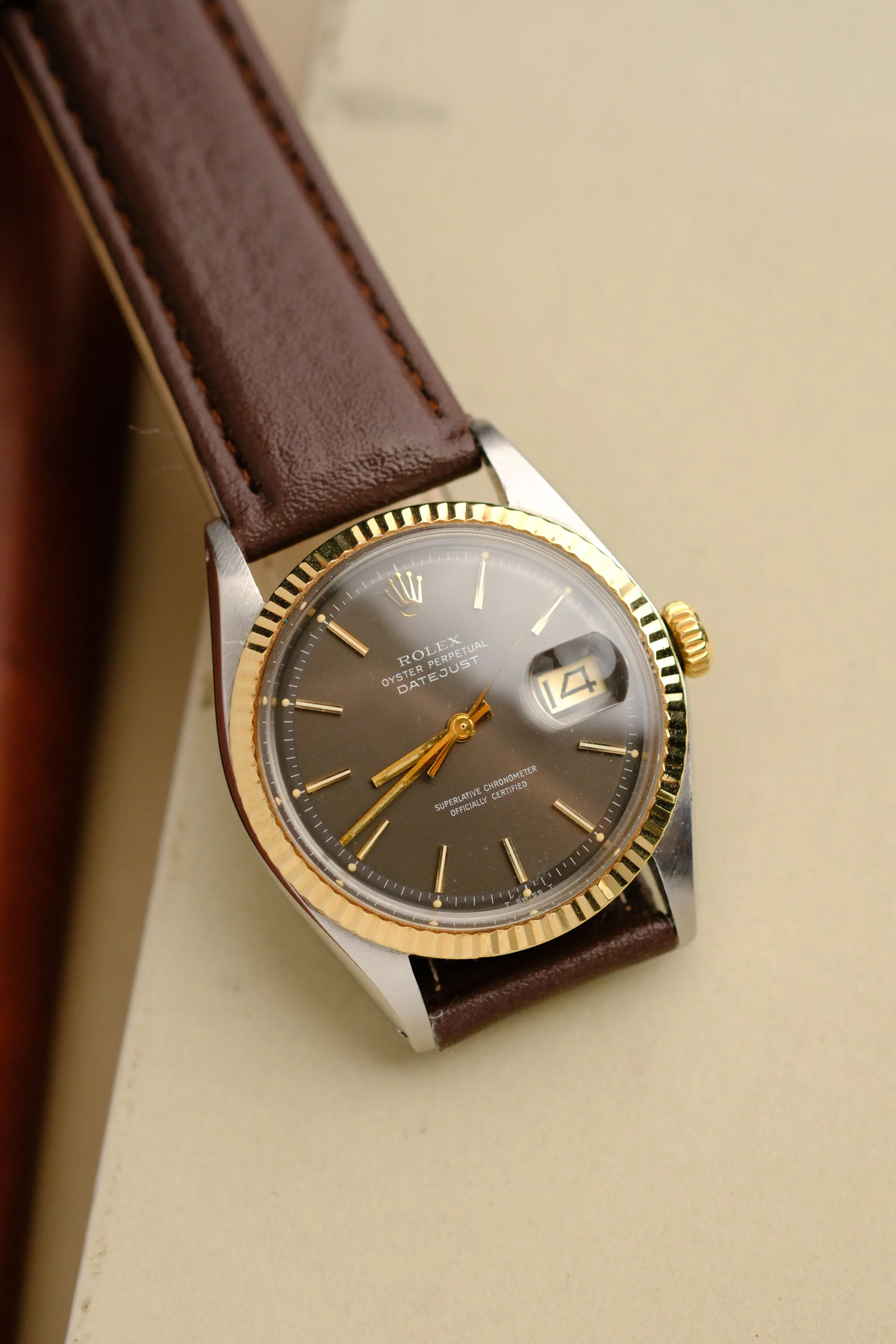 Rolex Datejust 1601 Warm Sun-Faded Grey Dial - 1971
